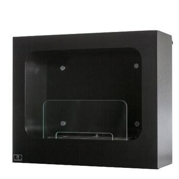 BIO BLAZE COLUMBUS BLACK bioethanol fireplace wall-mounted 1