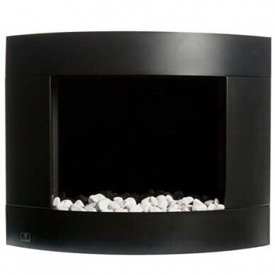 BIO BLAZE DIAMOND I BLACK bioethanol fireplace wall-mounted 1