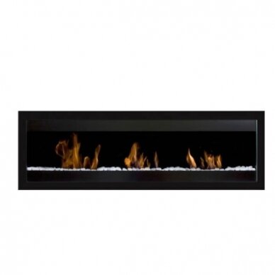 BIO BLAZE SQUARE XL II INOX bioethanol fireplace wall-mounted