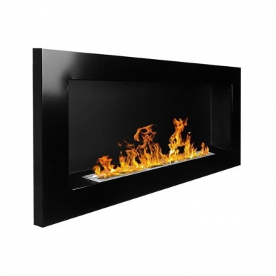 BIOHEAT 900x400 TUV BLACK LESS bioethanol fireplace wall-mounted-insert 1