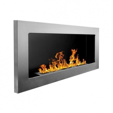 BIOHEAT 900x400 TUV INOX bioethanol fireplace wall-mounted-insert 1