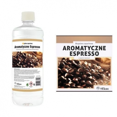 Biokuras biožidiniams 1 l kavos aromato