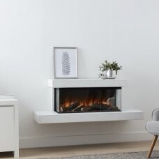 BRITISH FIRES BROCKENHURST 1200 WHITE electric fireplace wall-mounted