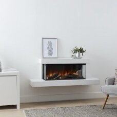 BRITISH FIRES BROCKENHURST 870 WHITE electric fireplace wall-mounted