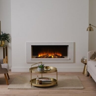 BRITISH FIRES HOLBURY 870 WHITE electric fireplace insert