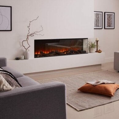BRITISH FIRES NEW FOREST 1900 CORNER electric fireplace insert
