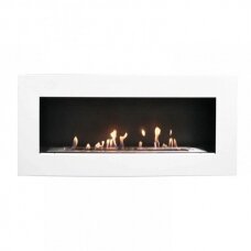 CACHFIRES MURUS 1200 GLOSS WHITE bioethanol fireplace wall-mounted