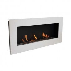 CACHFIRES MURUS 1200 MATT WHITE bioethanol fireplace wall-mounted