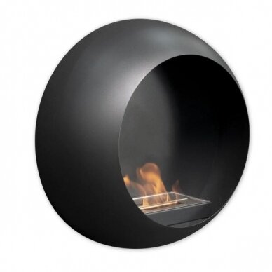 CACHFIRES COLORADO BLACK bioethanol fireplace wall-mounted 1