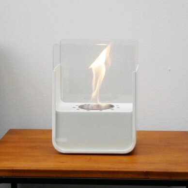 CACHFIRES CONSTRUCTION WHITE free standing biofireplace