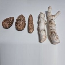 Dekoratyvinės keramikinės įvairios IV malkos biožidiniams