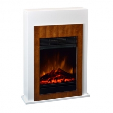 DIMPLEX BELLINI WALNUT ECO LED free standing electric fireplace