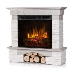 DIMPLEX PORTO WHITE ECO LED free standing electric fireplace
