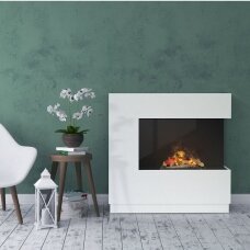 DIMPLEX ZEN WHITE free standing electric fireplace