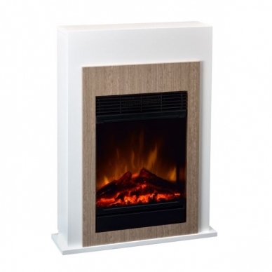 DIMPLEX BELLINI CONCRETE ECO LED free standing electric fireplace 1