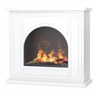 DIMPLEX BIENNE WHITE cassette 600 free standing electric fireplace 1