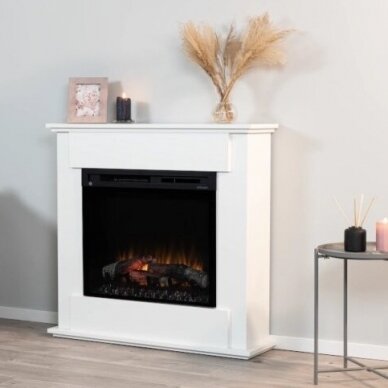 DIMPLEX FONTE WHITE 23 XHD free standing electric fireplace 2