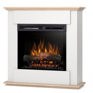 DIMPLEX FONTE WHITE-LIGHT OAK 23 XHD free standing electric fireplace