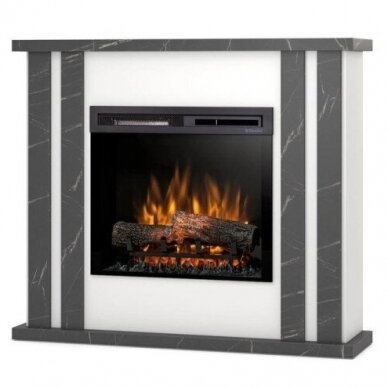 DIMPLEX KELSO WHITE-BLACK MARMUR 23 XHD free standing electric fireplace