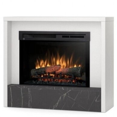 DIMPLEX KLAR WHITE-BLACK MARMUR 26 XHD free standing electric fireplace