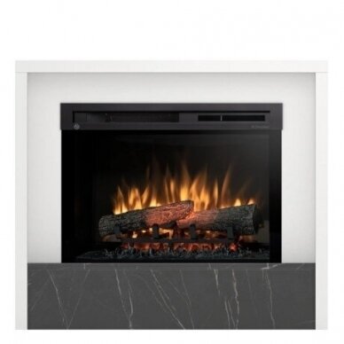 DIMPLEX KLAR WHITE-BLACK MARMUR 26 XHD free standing electric fireplace 1