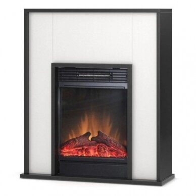 DIMPLEX LEGGERO WHITE-BLACK free standing electric fireplace