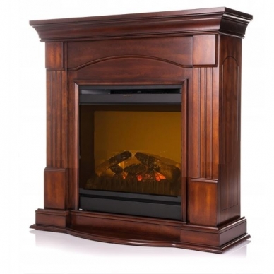 DIMPLEX MILANO WALNUT ECO LED free standing electric fireplace 2