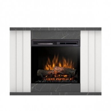 DIMPLEX PARIA WHITE-BLACK MARMUR 23 XHD free standing electric fireplace 1