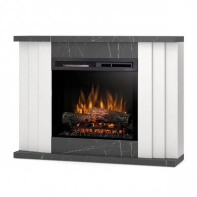 DIMPLEX PARIA WHITE-BLACK MARMUR 23 XHD free standing electric fireplace