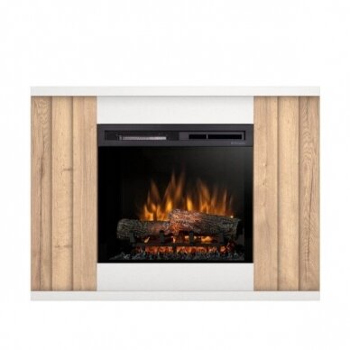 DIMPLEX PARIA WHITE-LIGHT OAK 23 XHD free standing electric fireplace 1