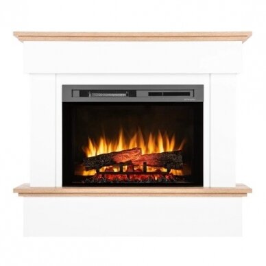 DIMPLEX TORMES WHITE-LIGHT OAK 26 XHD free standing electric fireplace