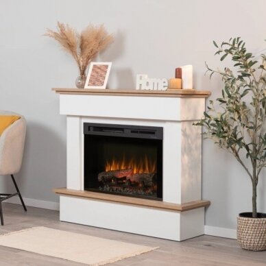 DIMPLEX TORMES WHITE-LIGHT OAK 26 XHD free standing electric fireplace 2