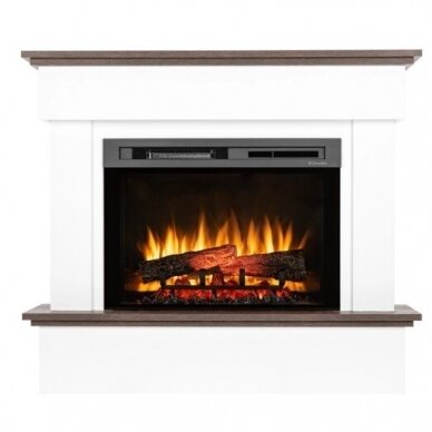 DIMPLEX TORMES WHITE-OAK 26 XHD free standing electric fireplace 1