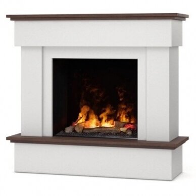 DIMPLEX TORMES WHITE-OAK cassette 600 free standing electric fireplace