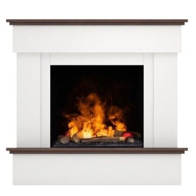 DIMPLEX TORMES WHITE-OAK cassette 600 free standing electric fireplace 1