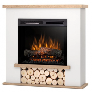 DIMPLEX TULA WHITE-LIGHT OAK 23 XHD free standing electric fireplace