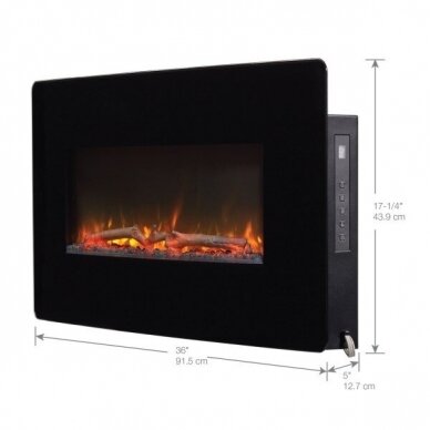 DIMPLEX WINSLOW 36 electric fireplace wall-mounted 5