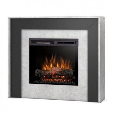 DIMPLEX ZUNI CONCRETE-BLACK 23 XHD free standing electric fireplace