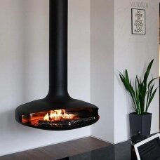GLOSS FIRE ART 001 ceiling mounted bioethanol fireplace