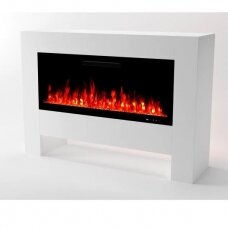 GLOW FIRE HERMES WHITE free standing electric fireplace