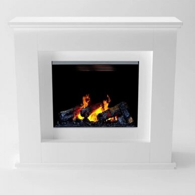 GLOW FIRE ATHENE WHITE free standing electric fireplace 1