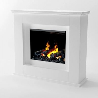 GLOW FIRE ATHENE WHITE free standing electric fireplace 2