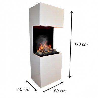GLOW FIRE BEETHOVEN Cassette 600 free standing electric fireplace 2