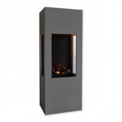 GLOW FIRE BOLL Cassette 400 BLACK free standing electric fireplace 1