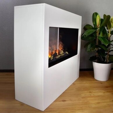 GLOW FIRE GOETHE Cassette 600 free standing electric fireplace 1