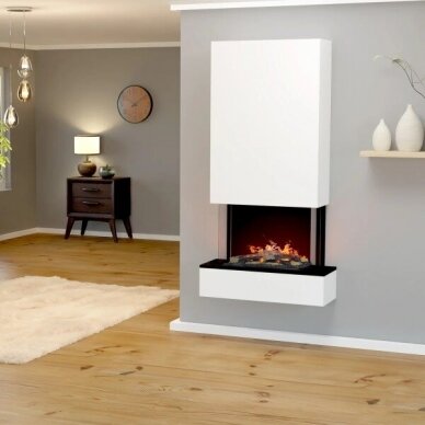 GLOW FIRE HOLDERLIN HOCH electric fireplace wall-mounted
