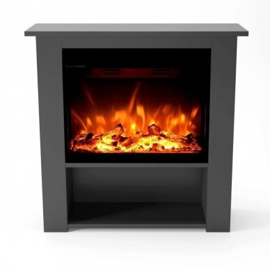 GLOW FIRE THEBE GREY free standing electric fireplace 1