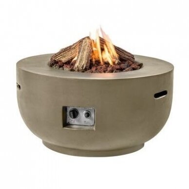 HAPPY COCOONING BOWL TAUPE outdoor gas fireplace