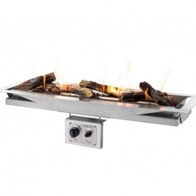 HAPPY COCOONING BUILT-IN BURNER RECTANGULAR LARGE outdoor gas fireplace 1