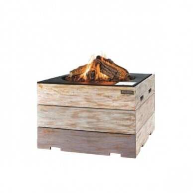 HAPPY COCOONING CT NICE NASTY SQUARE BLACK outdoor gas fireplace 1